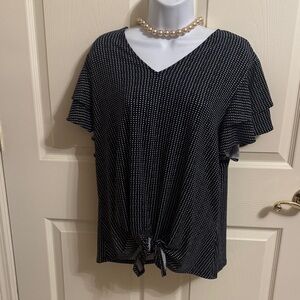 Adrianna Papell  Dotted Blouse